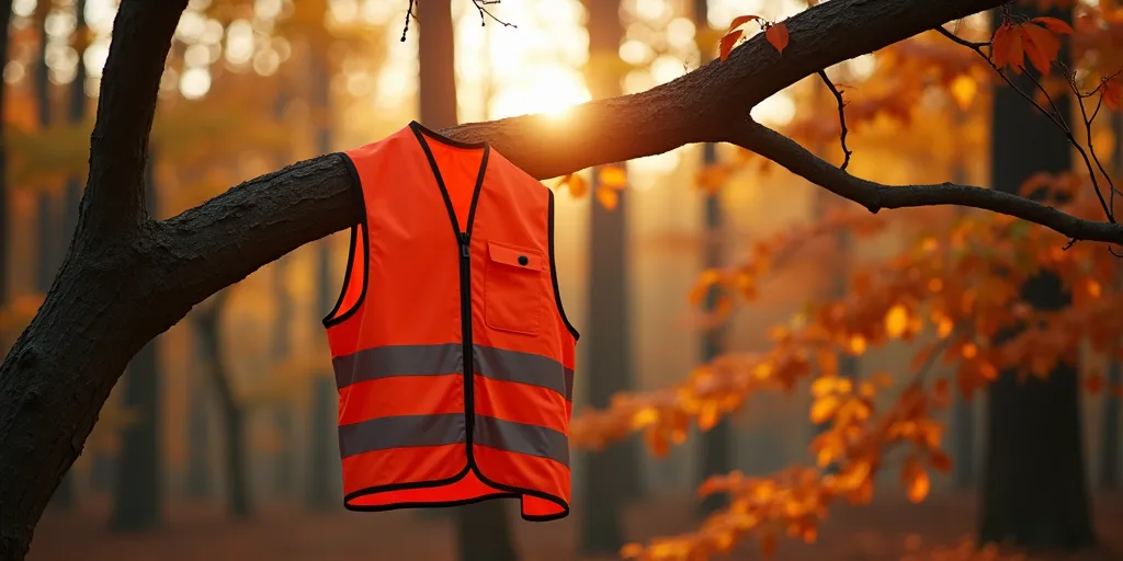 Why is wearing orange important for bow hunting safety?